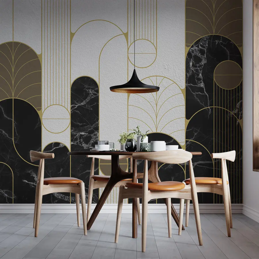 murais de parede Arcos no estilo Art Déco u73101