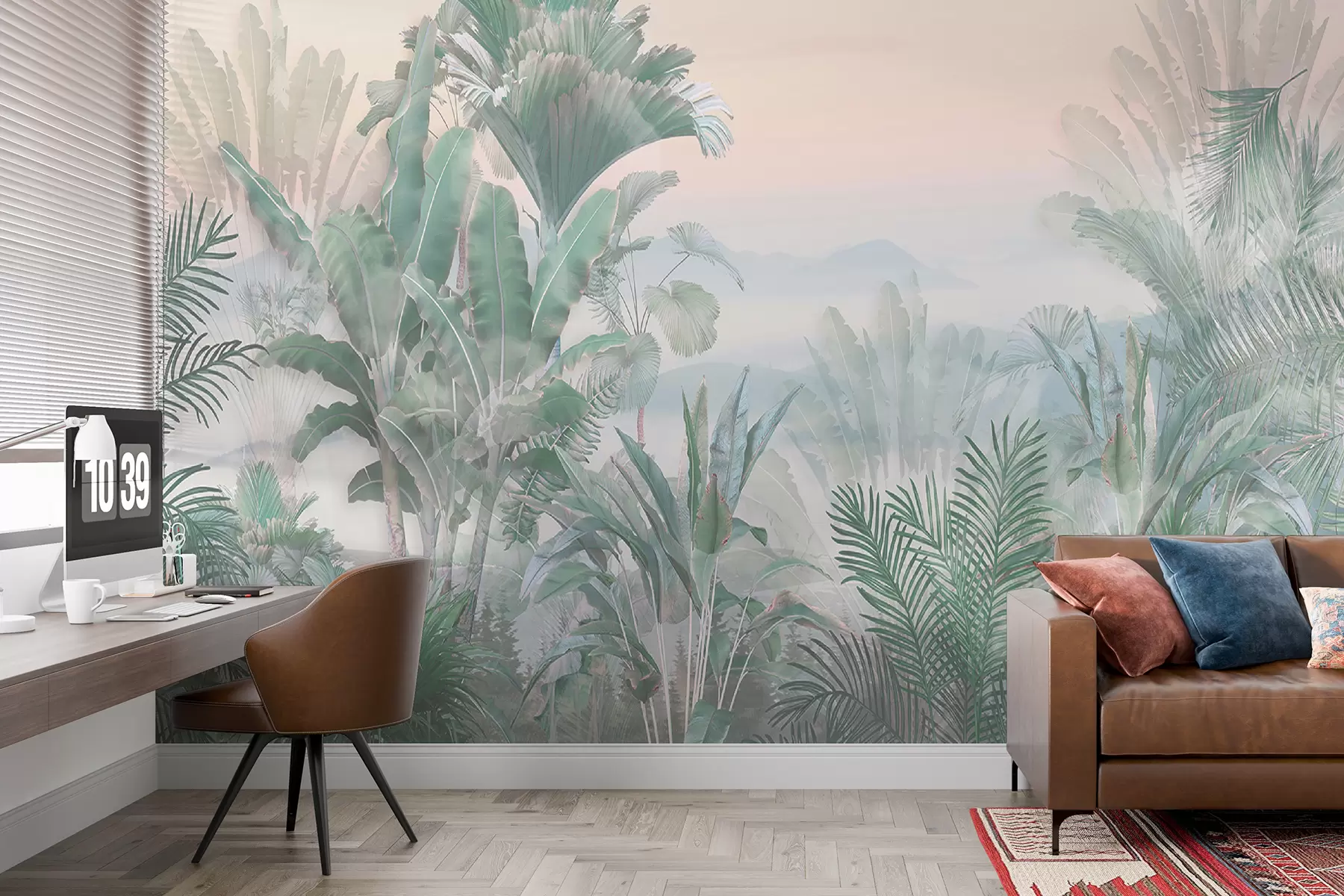 murais de parede trópicos nebulosos u93233