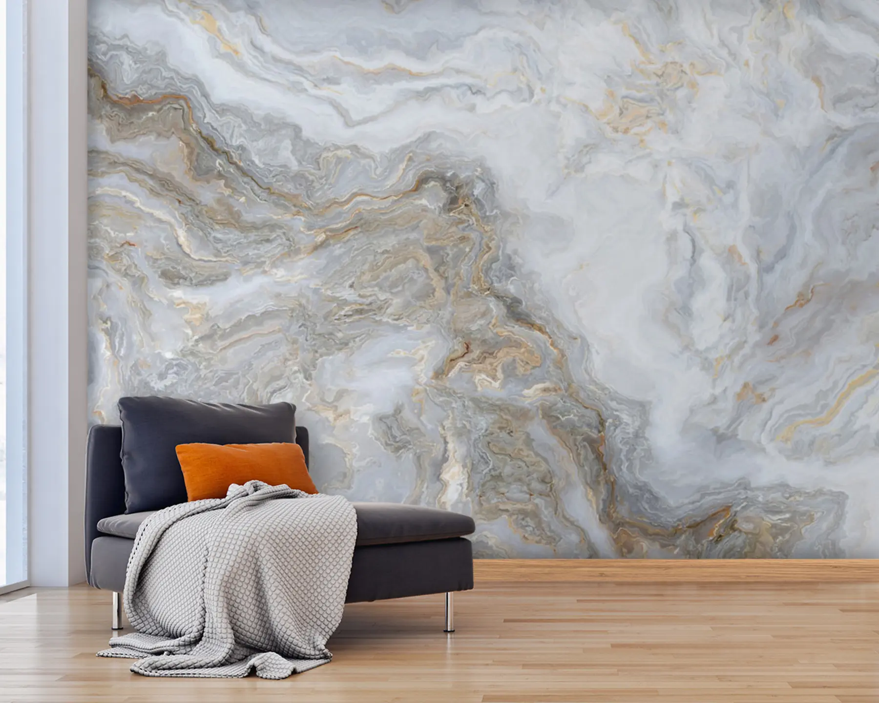 murais de parede Água, têxtil e fluido u93422