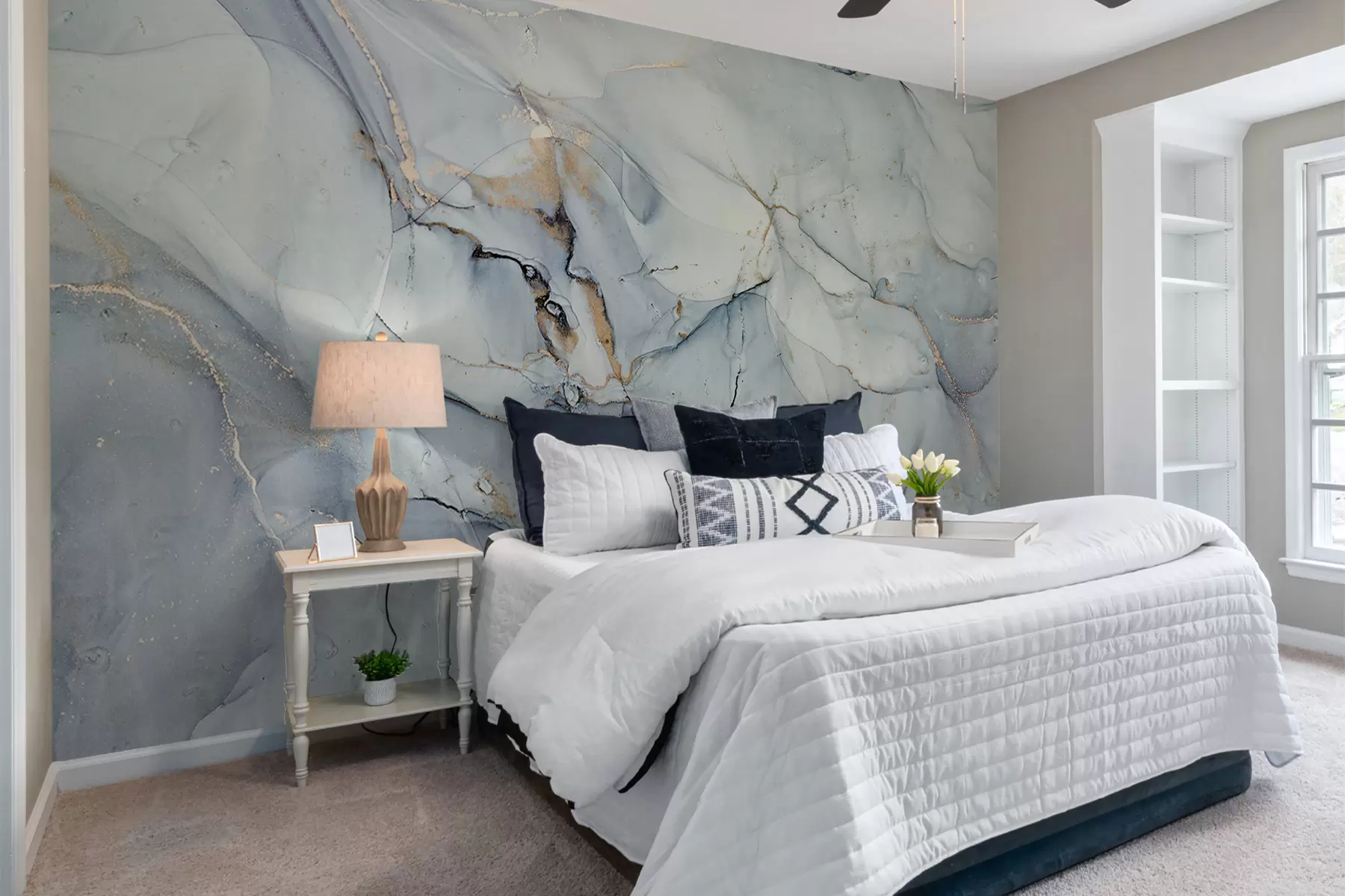 murais de parede Calota polar, neve e derretimento u93432