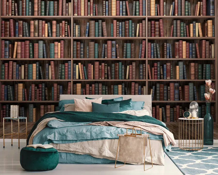 murais de parede Biblioteca impressionante u93501