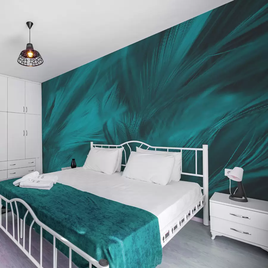 murais de parede Featers Emerald u73700