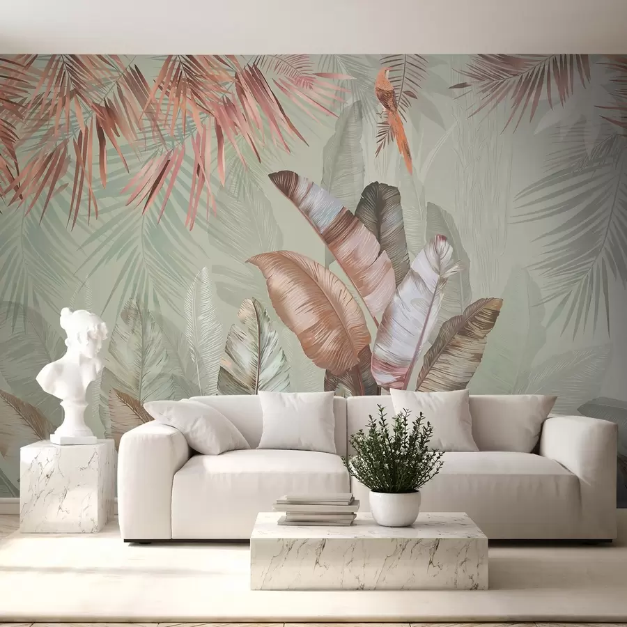 murais de parede Trópicos e pássaros u50468v1