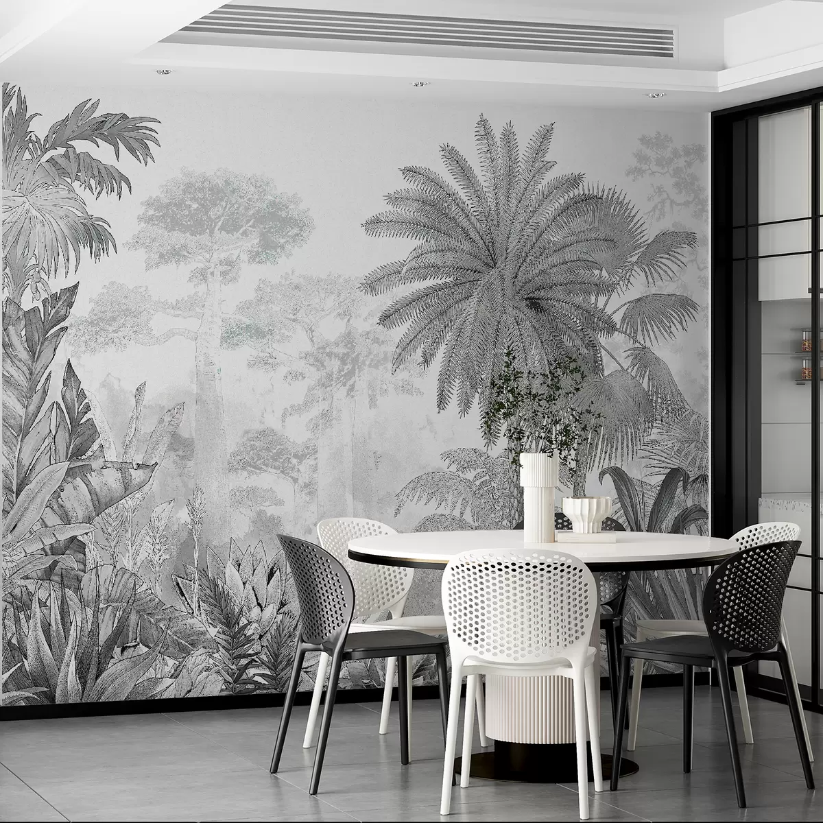 murais de parede Trópicos. desenho a tinta u59041