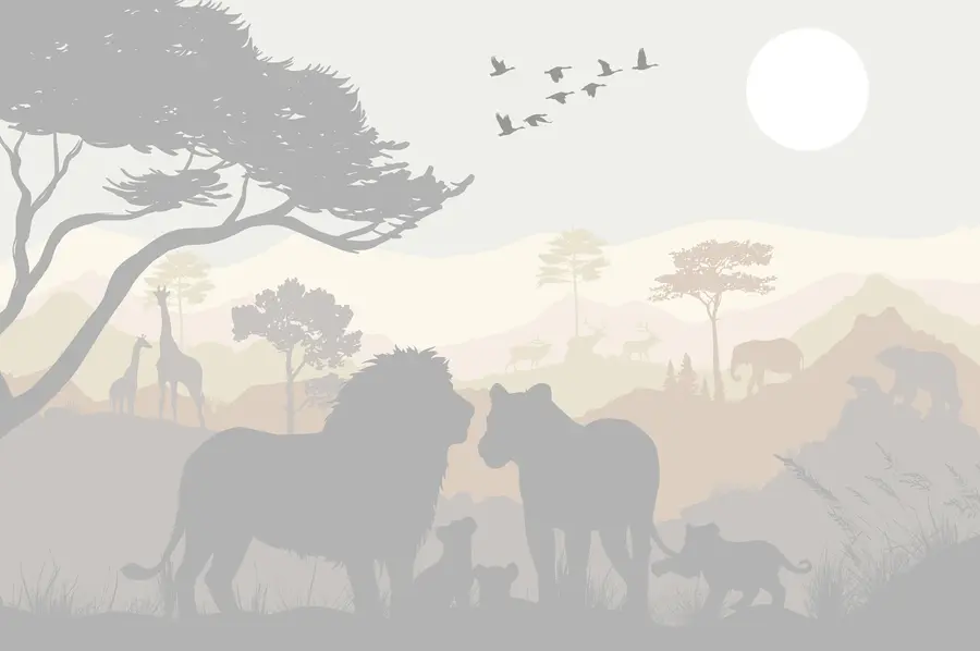 murais de parede Safári u93761