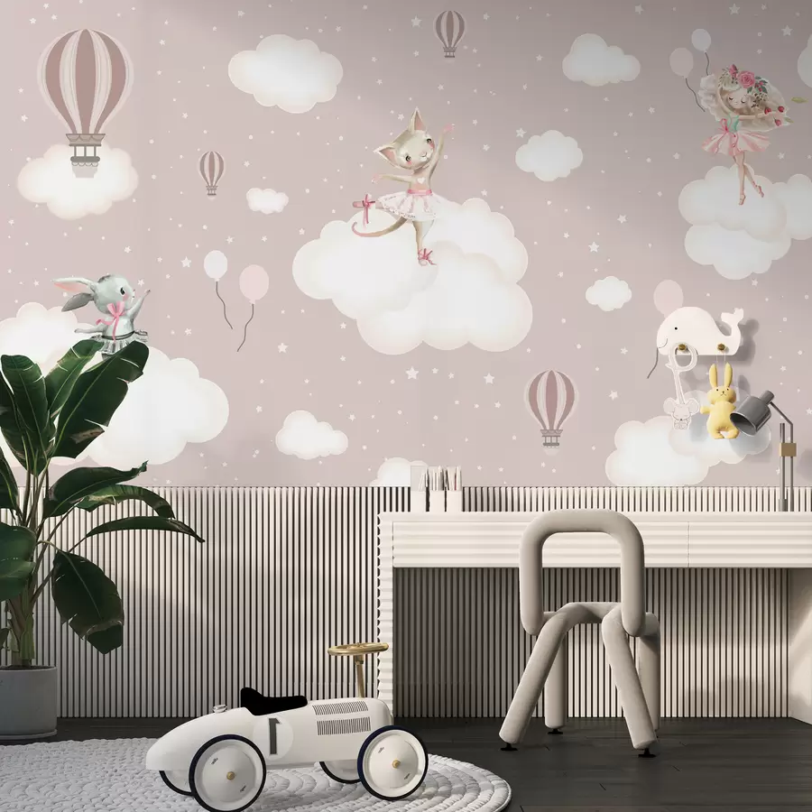 murais de parede Bailarina de conto de fadas u74216