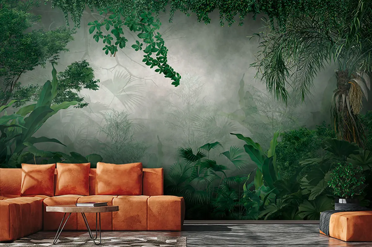 murais de parede Selva misteriosa u74409