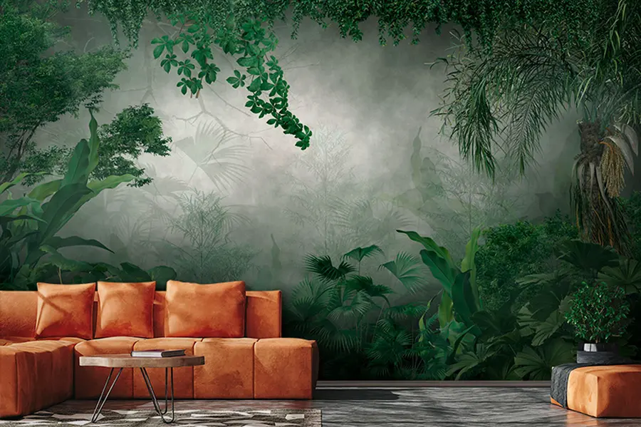 murais de parede Selva misteriosa u74409