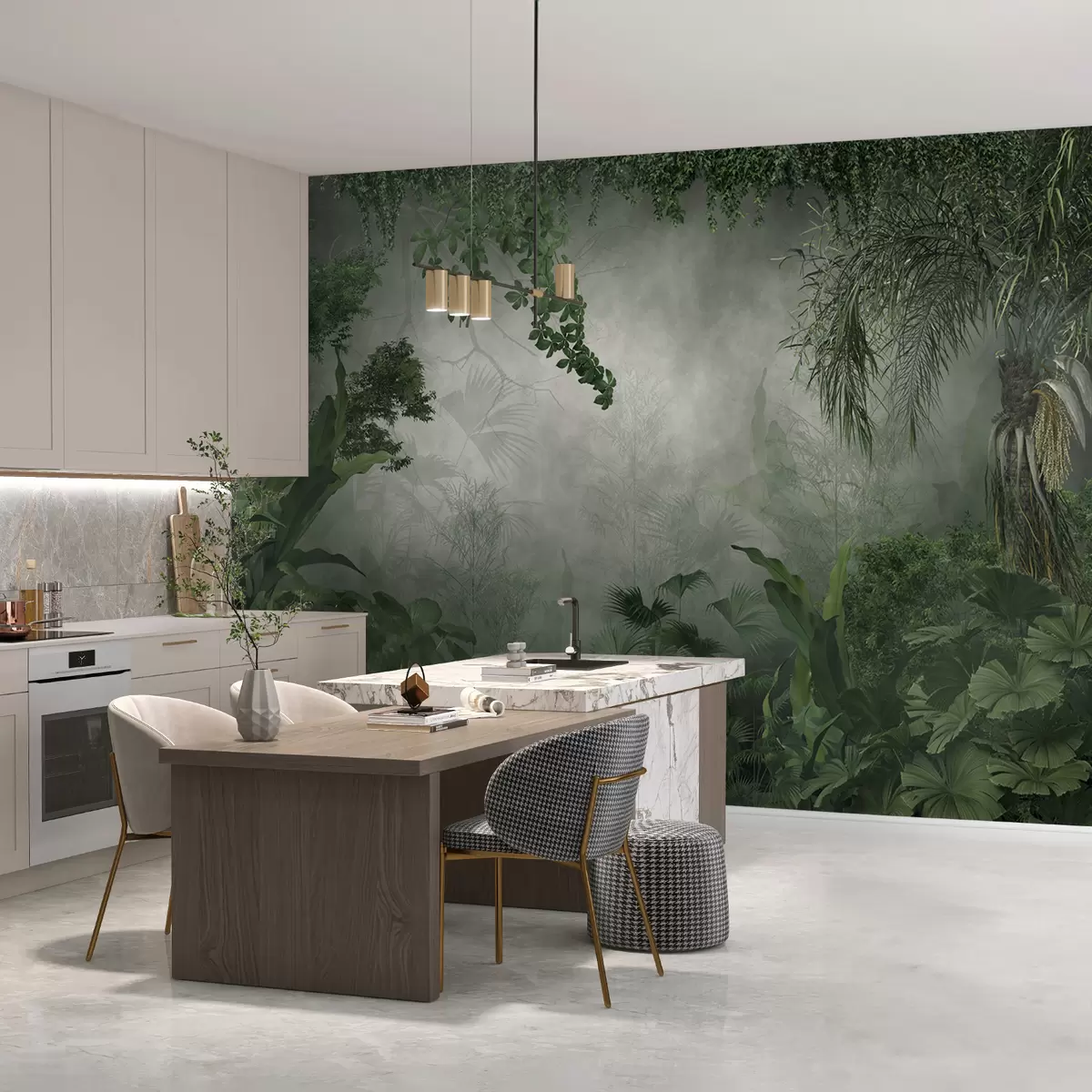 murais de parede Selva misteriosa u74409