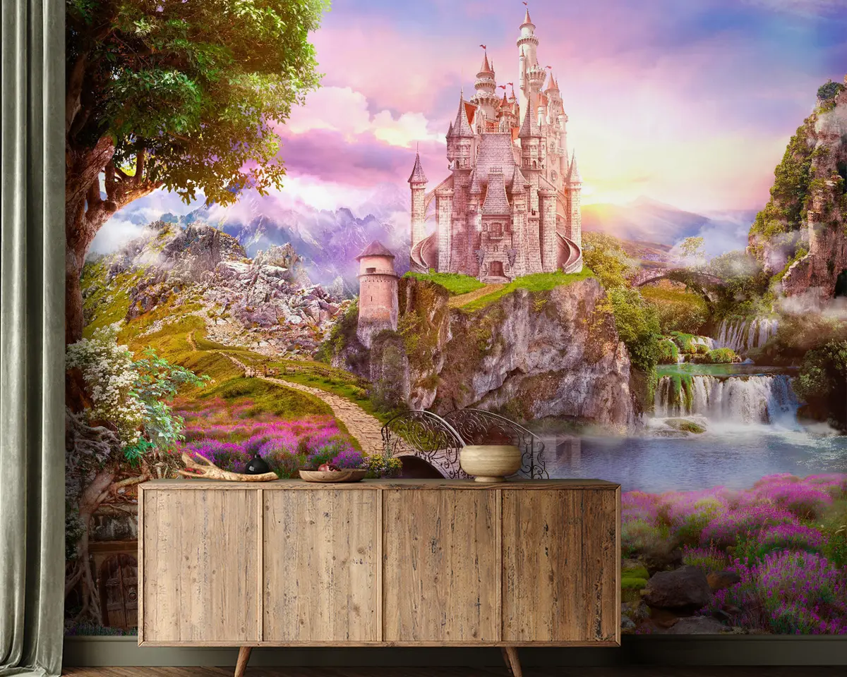 murais de parede Planta, céu e nuvem u59924