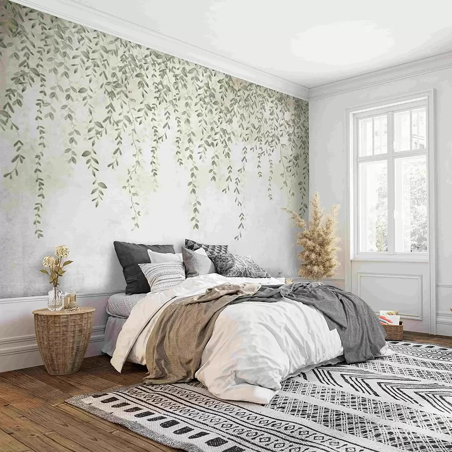 murais de parede Vinhas com folhagem u71244