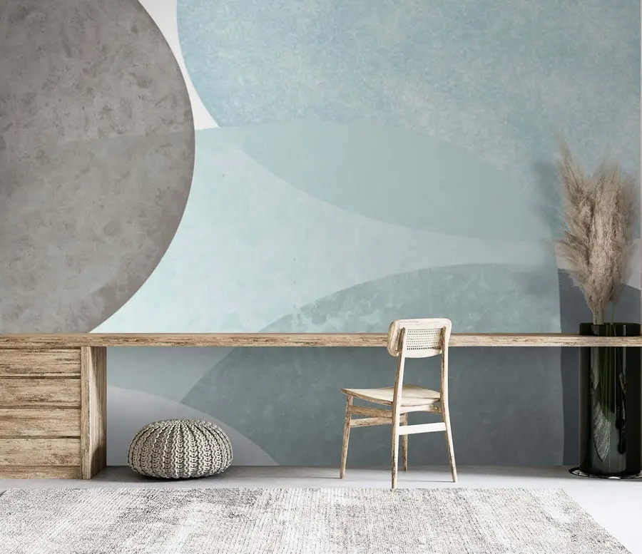 murais de parede Grandes círculos coloridos u71404