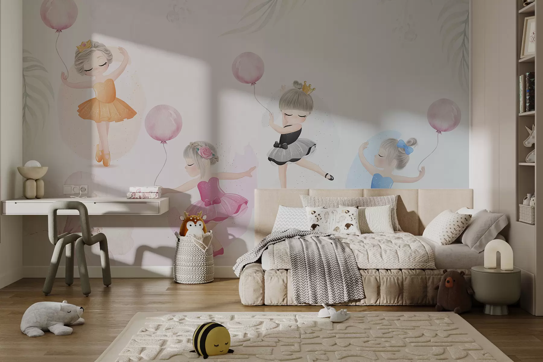 murais de parede Três bailarinas u79830