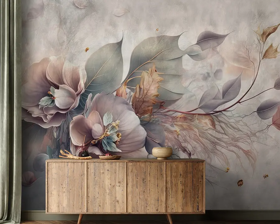 murais de parede Flores Chimera u93930