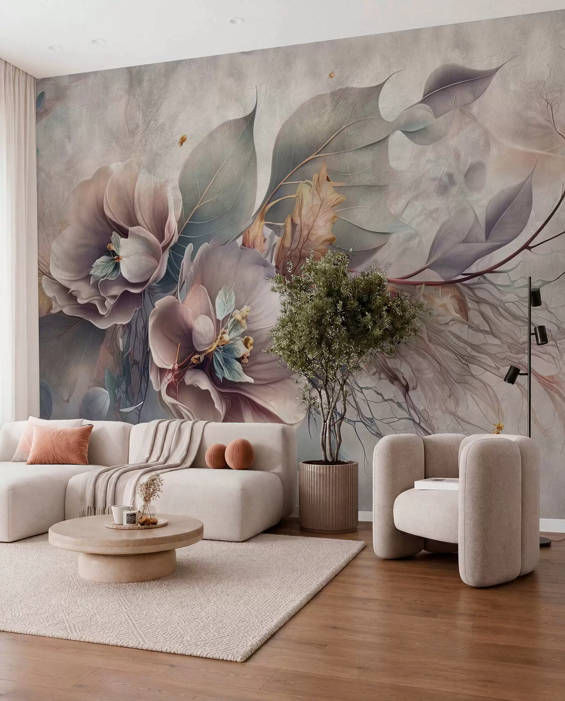 murais de parede Flores Chimera u93930