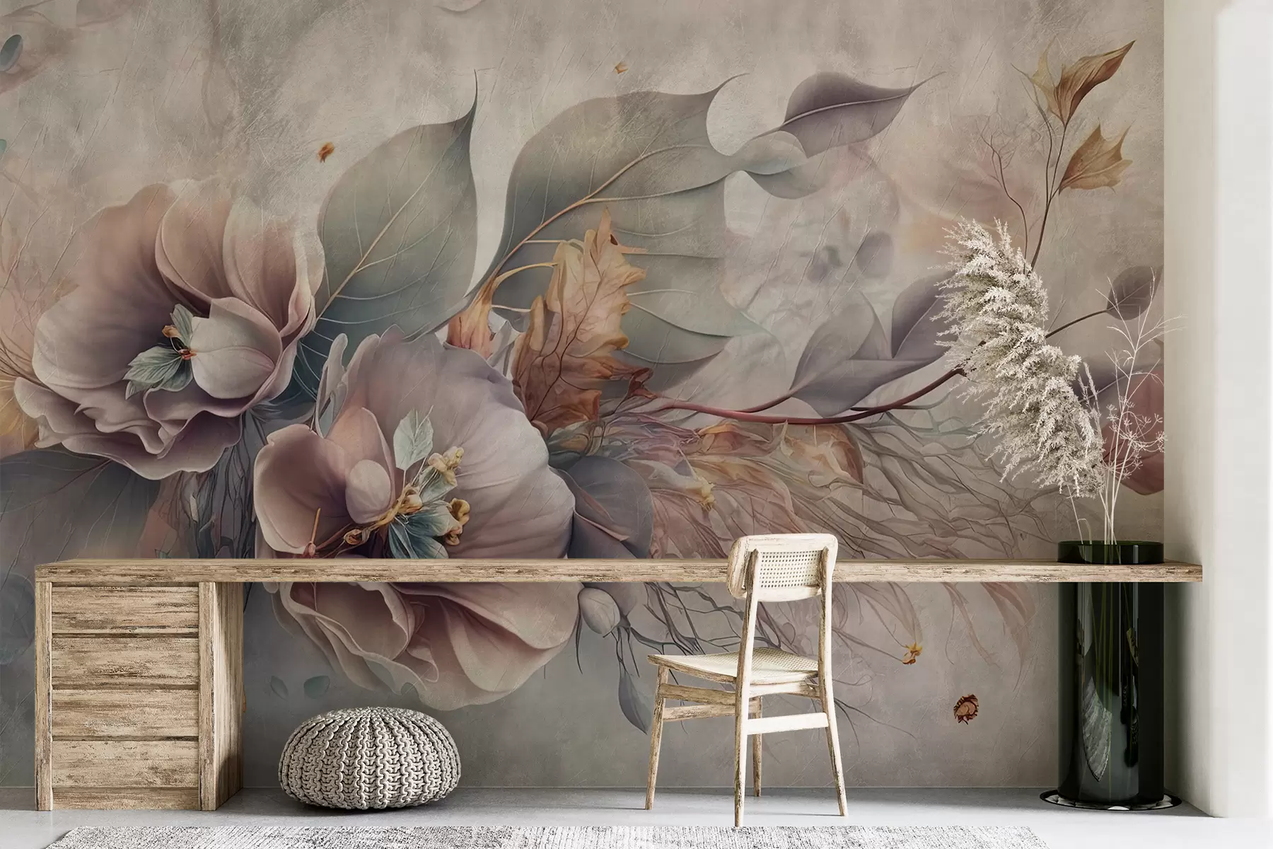 murais de parede Flores Chimera u93930