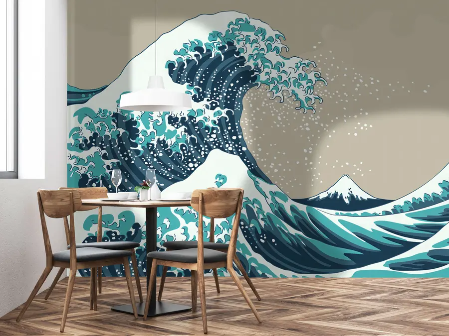 murais de parede Murais de estilo japonês, murais de estilo asiático u74617