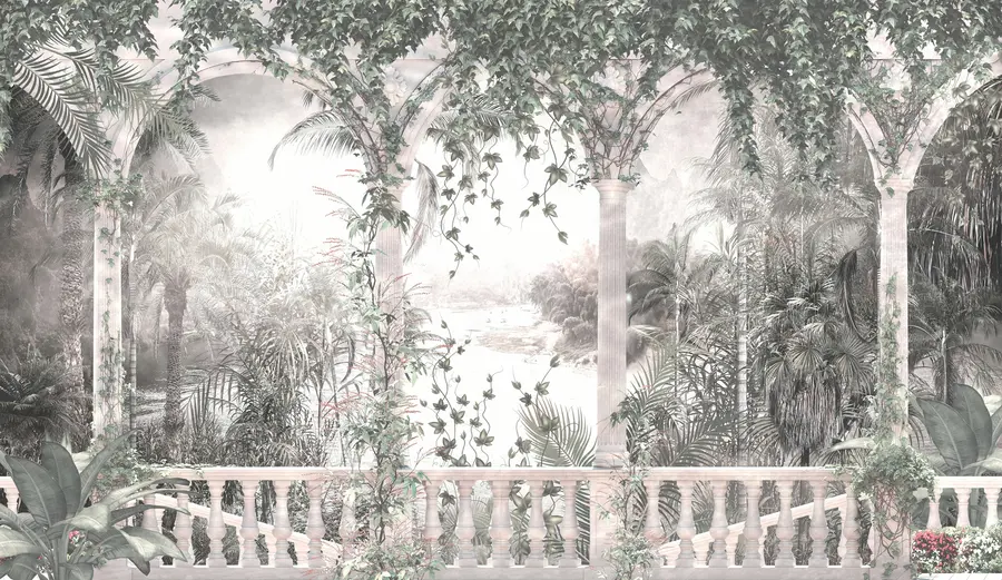 murais de parede Arcos antigos no jardim u94141