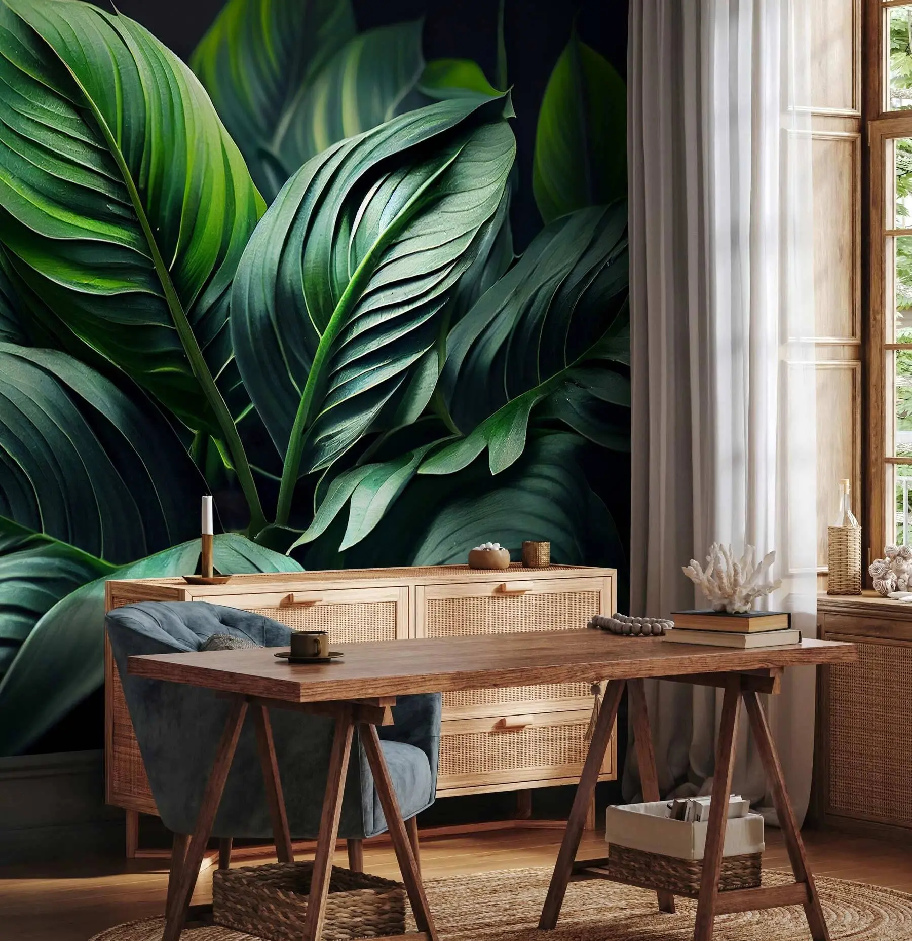 murais de parede Fluxo tropical u75757