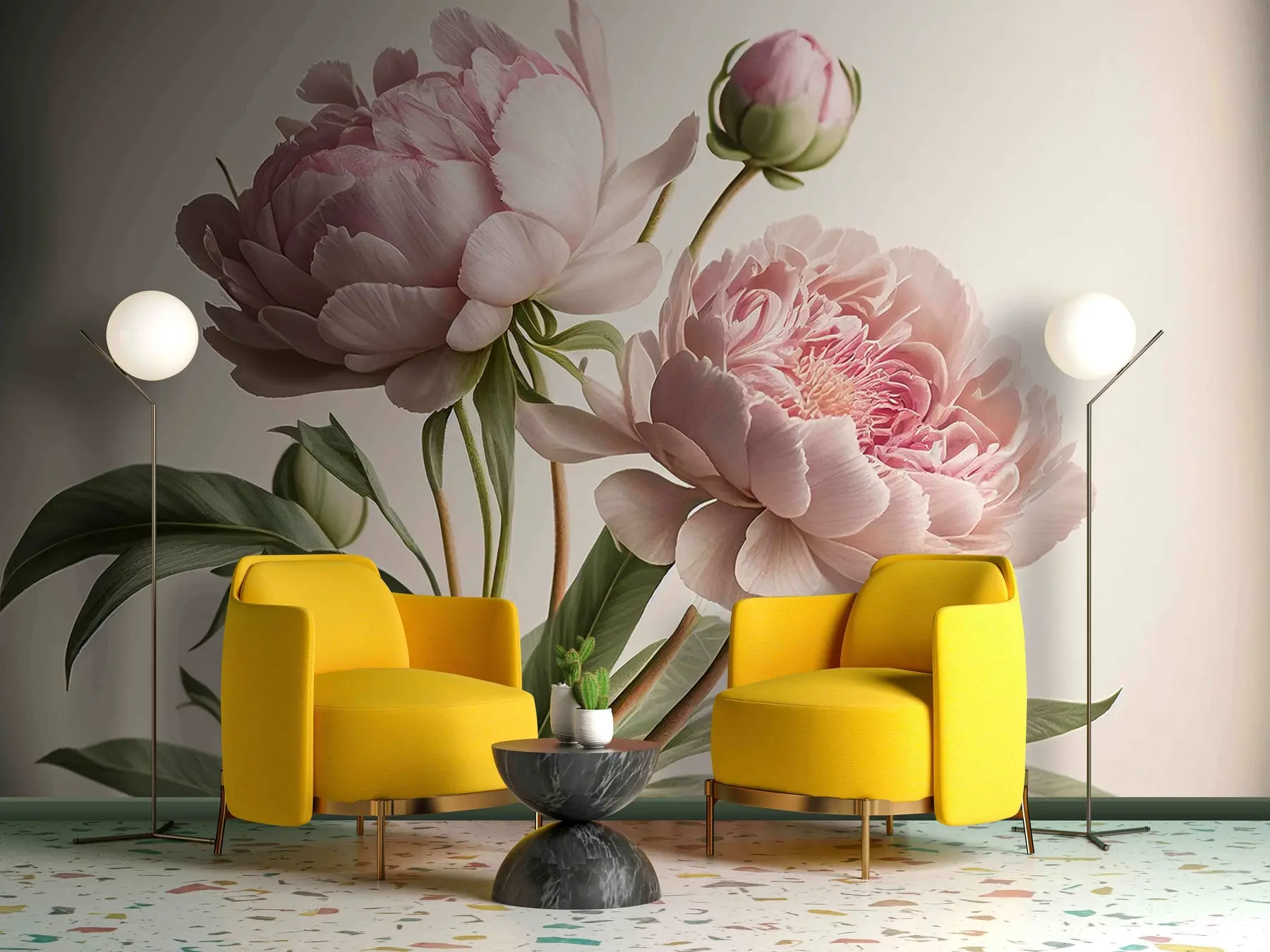 murais de parede Flores em aquarela u70658