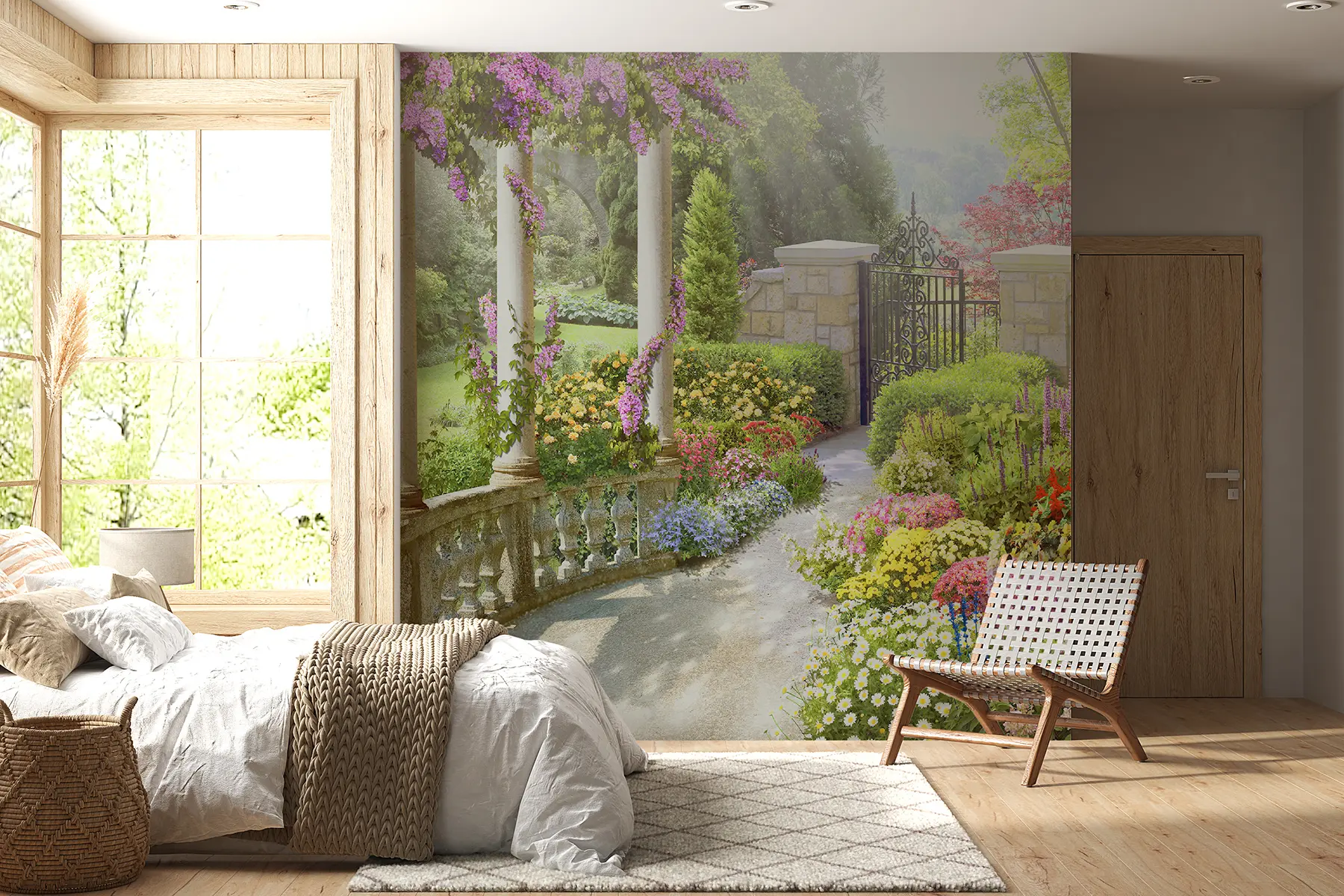 murais de parede Flor, planta e pétala u03933