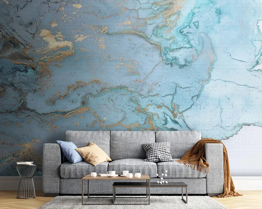 murais de parede Recursos hídricos, mapa do mundo u06739