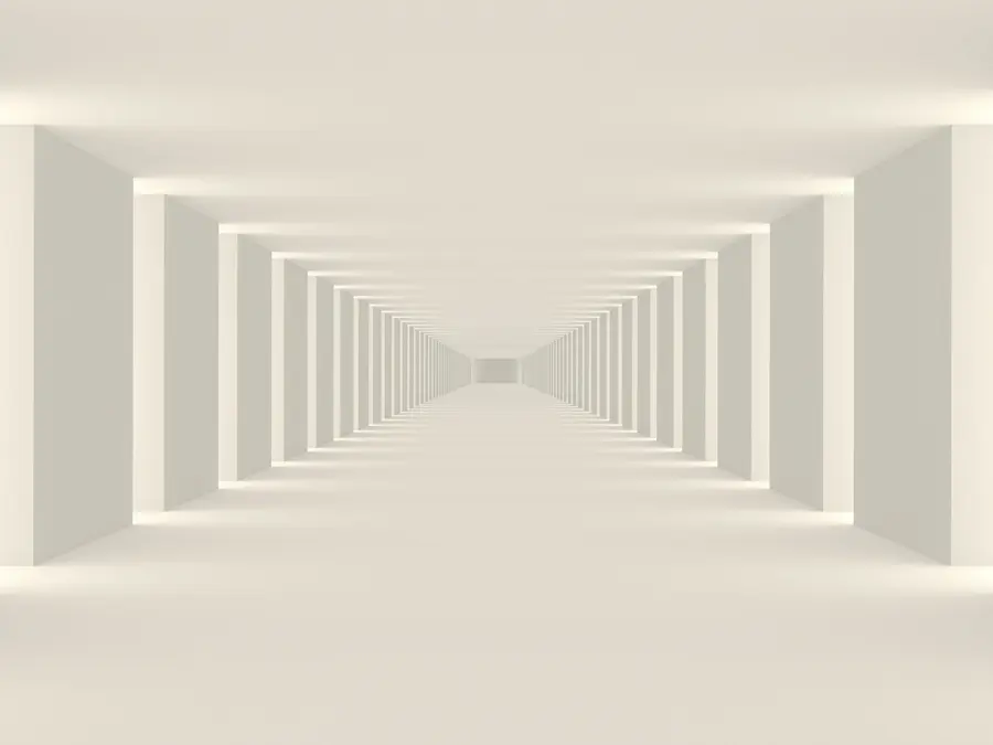 murais de parede Sala de luz vazia branca u95066