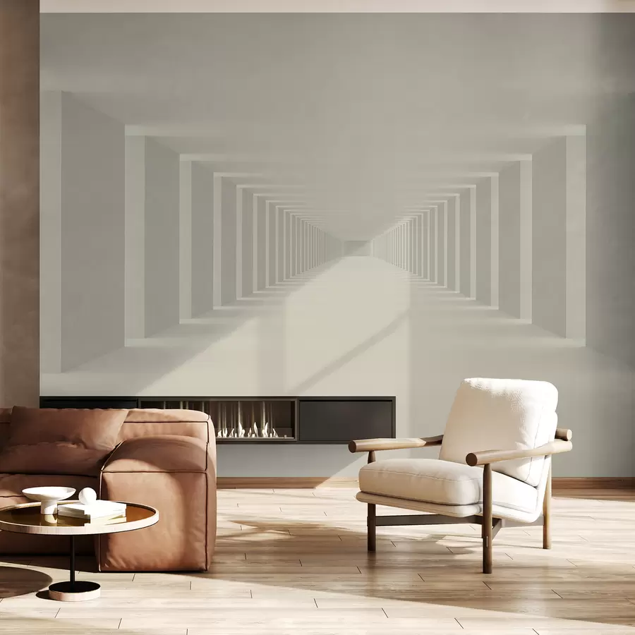 murais de parede Sala de luz vazia branca u95066