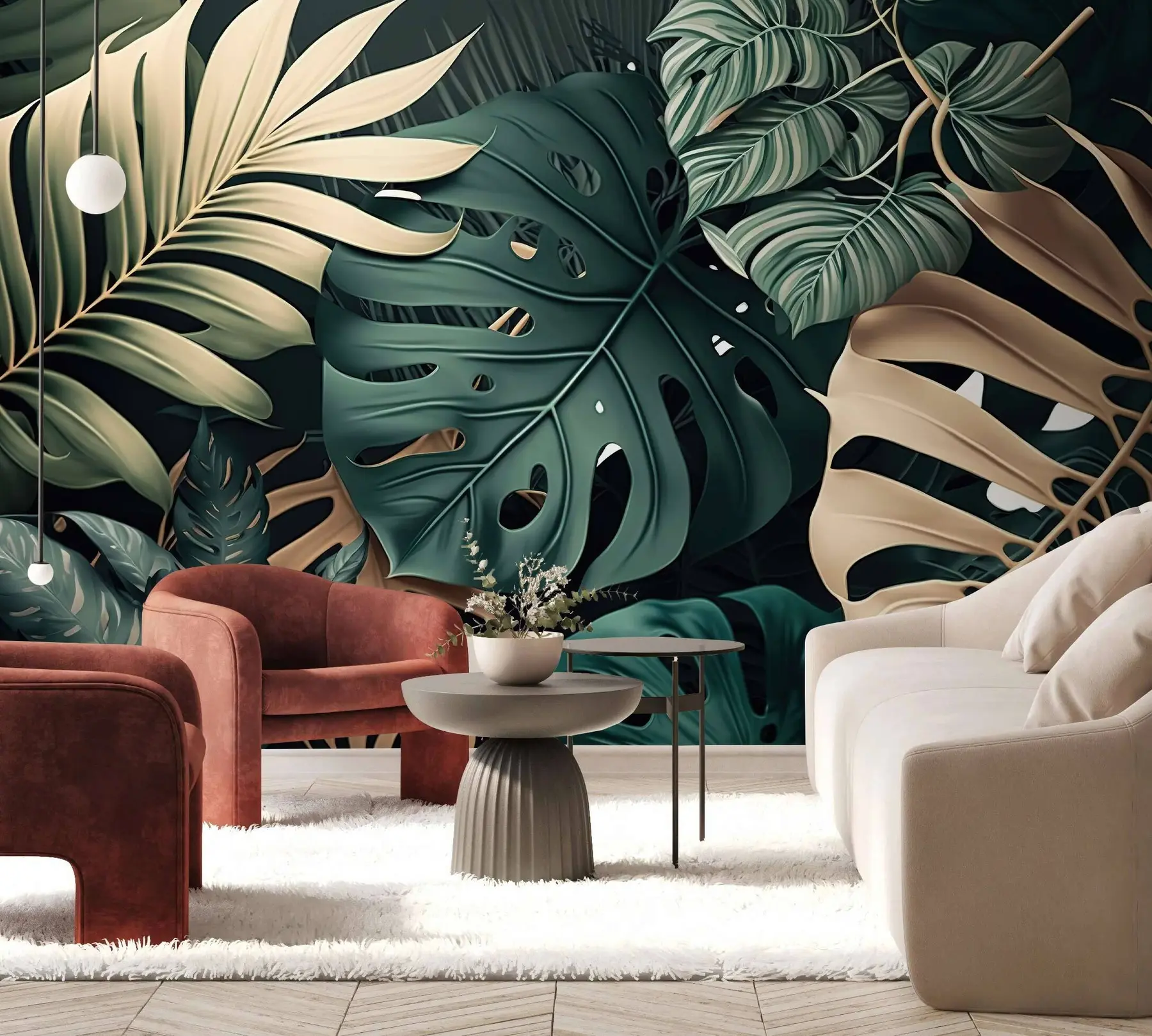 murais de parede mistura tropical u75439