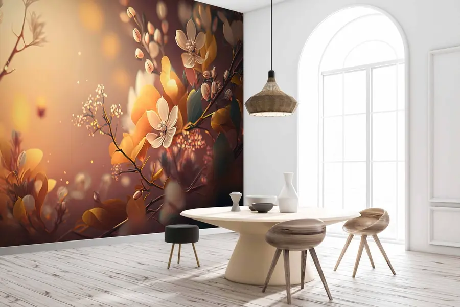 murais de parede manifestação da primavera u75427