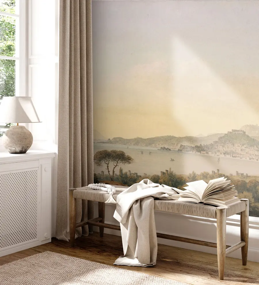 murais de parede Vistas da cidade de Nápoles u95155