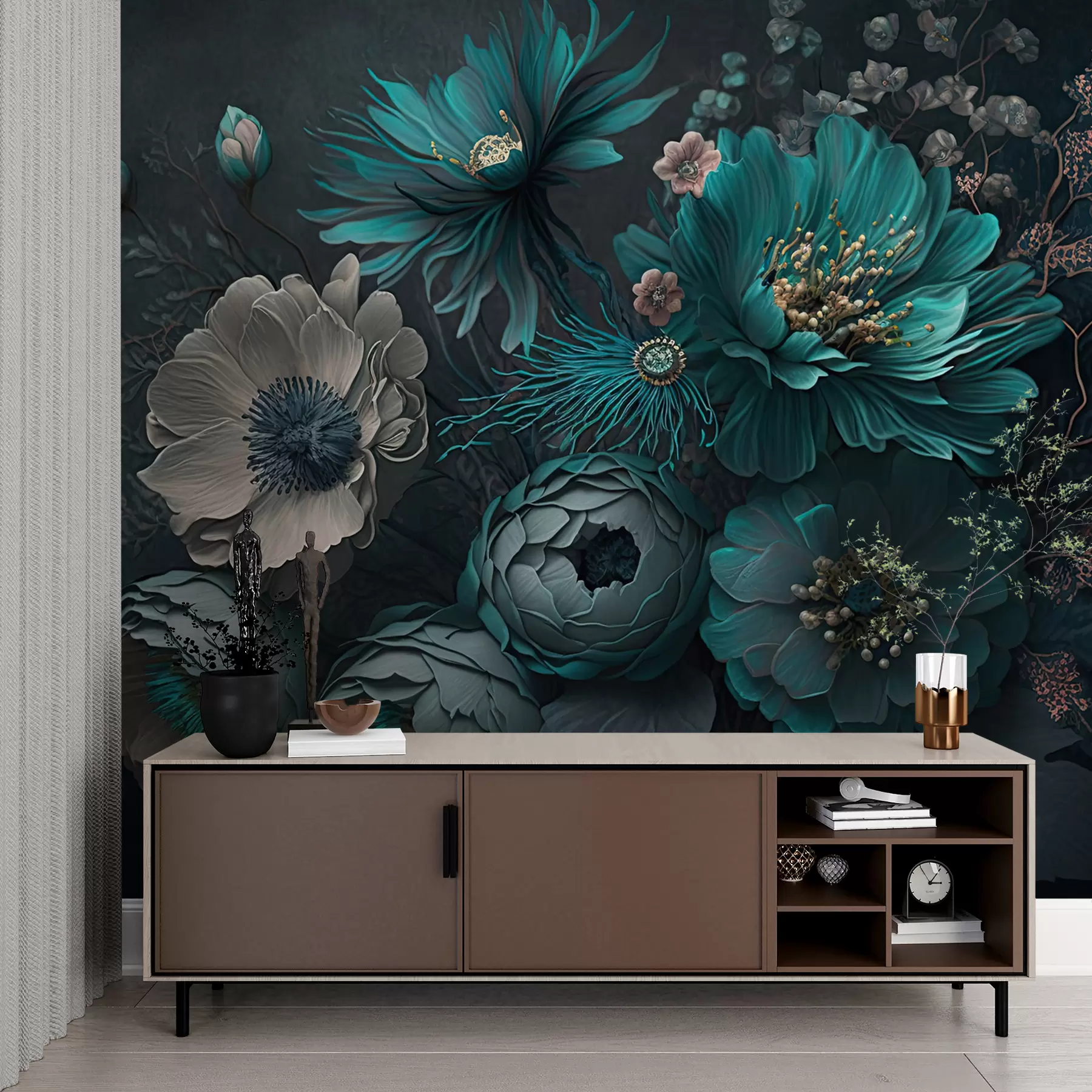 murais de parede Flores da manhã u75405