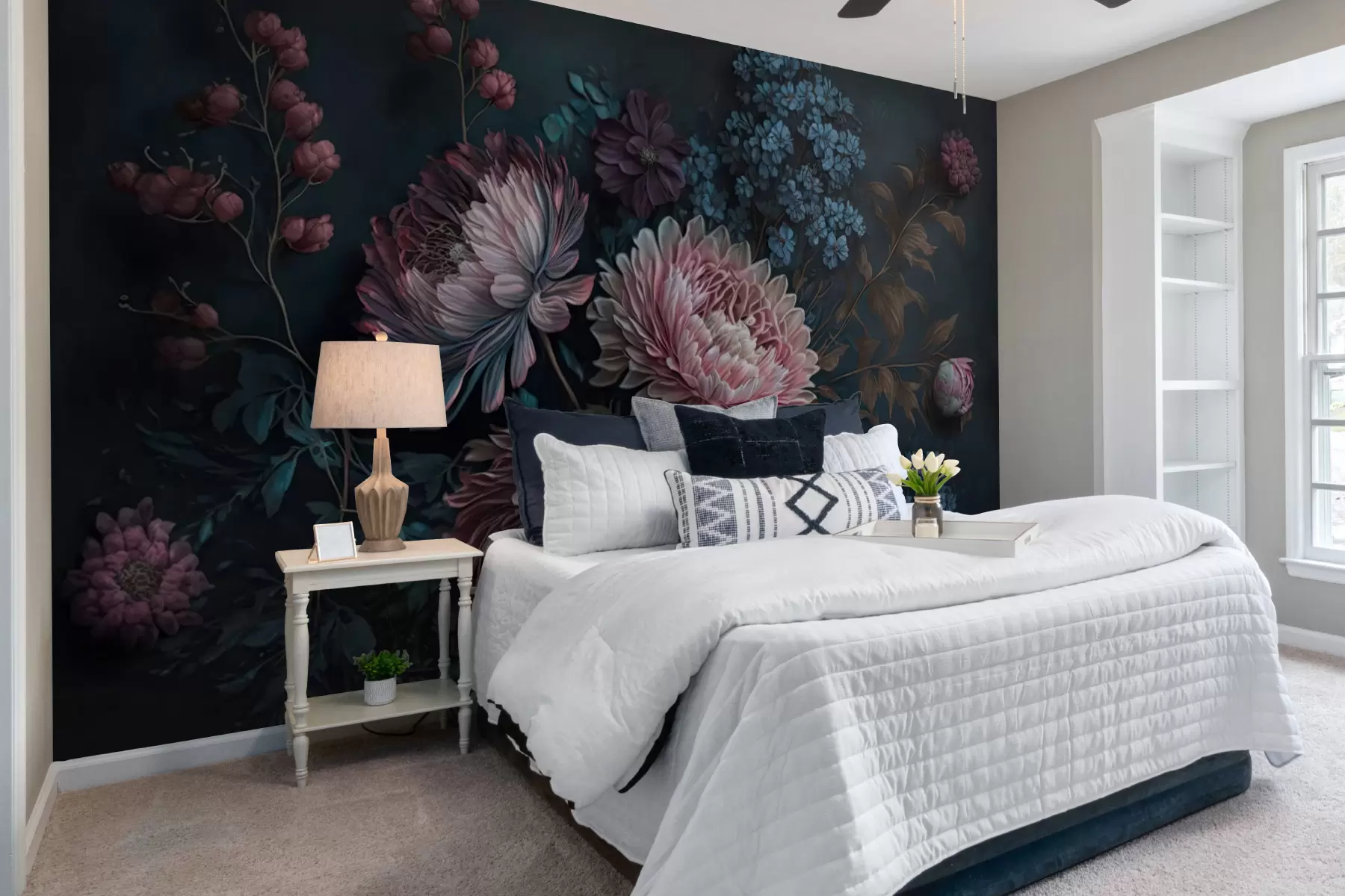 murais de parede Asters noturnos u75407