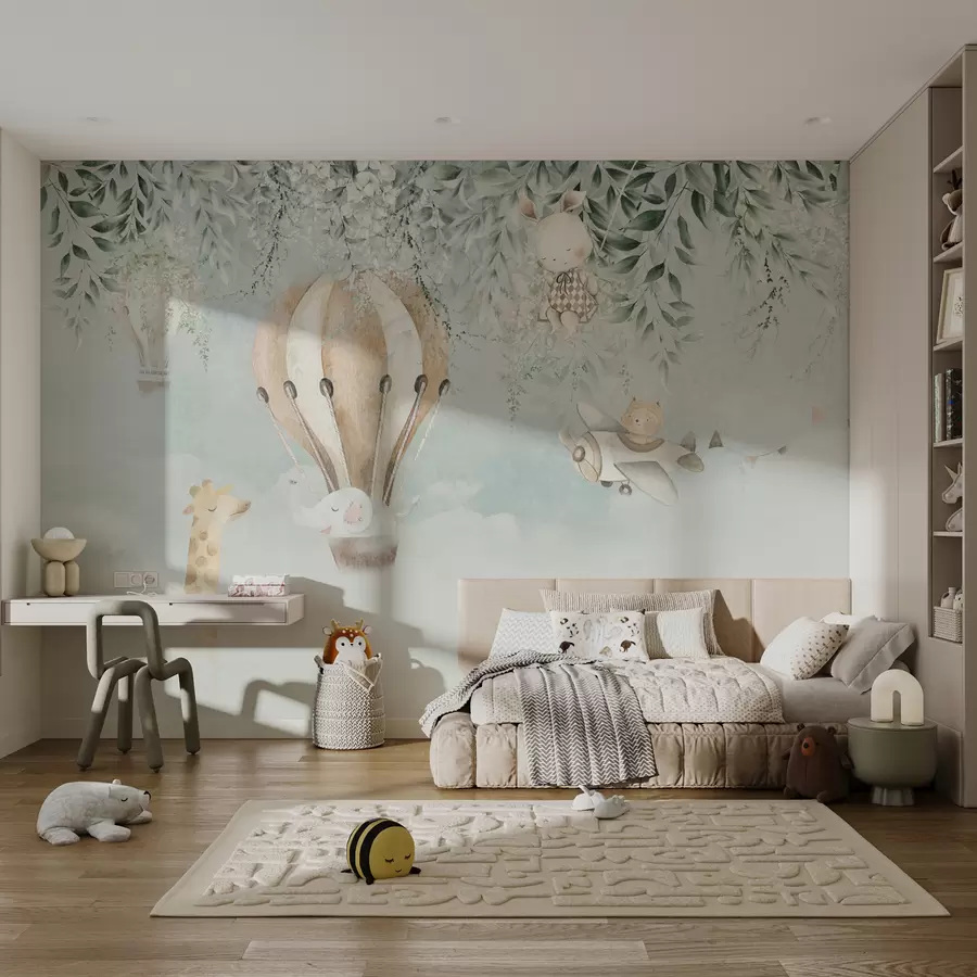 murais de parede animais de fada u95429