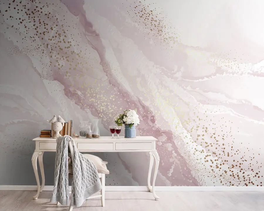 murais de parede Pintura abstrata, imitação da superfície de mármore da pedra u95846