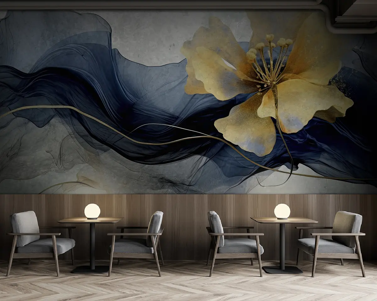 murais de parede flor aquarela u95659