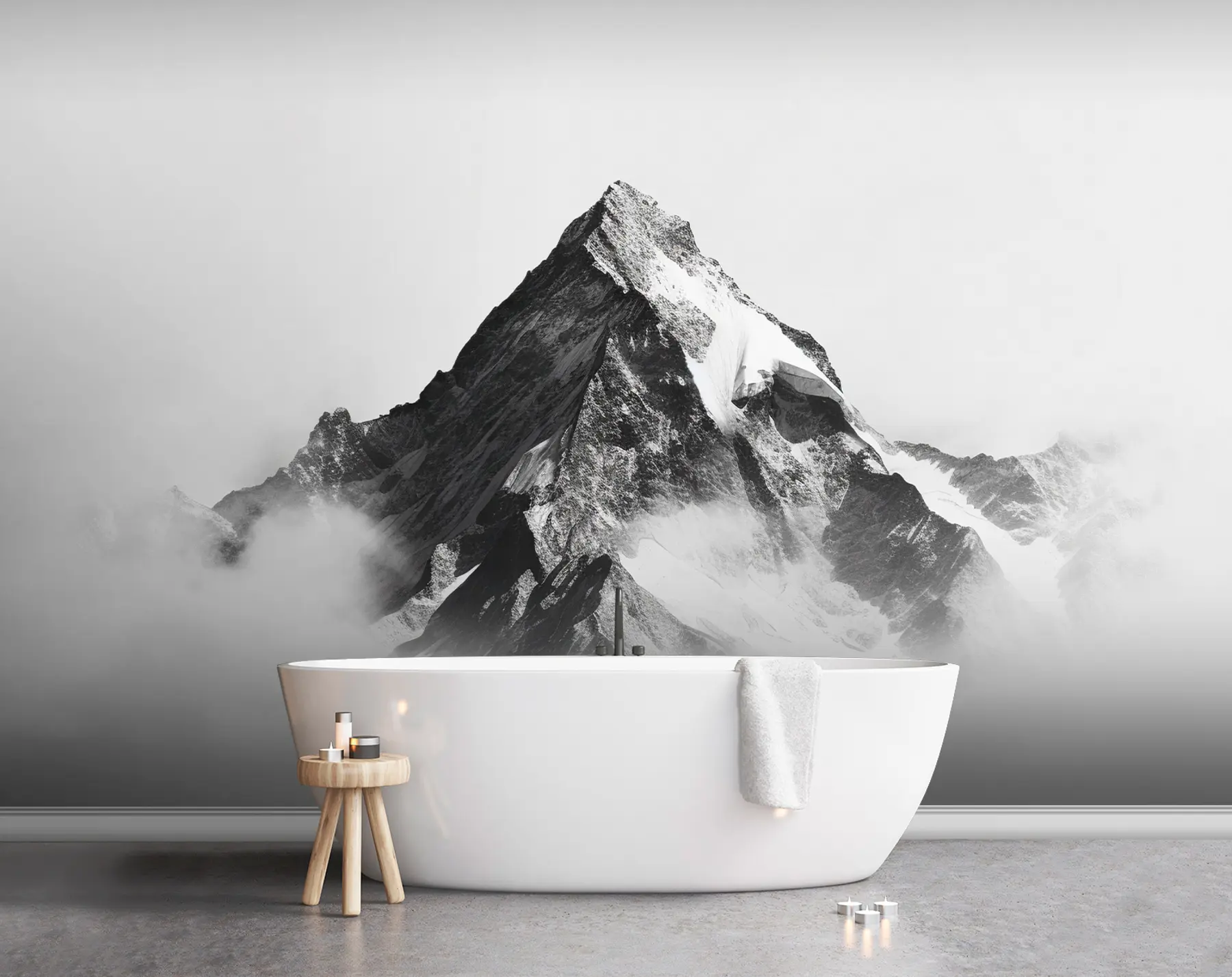 murais de parede A paisagem da montanha relaxa u96033