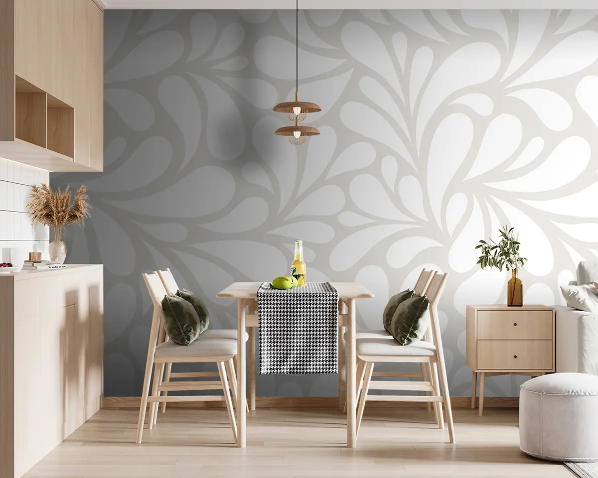 murais de parede gotas brancas u96278