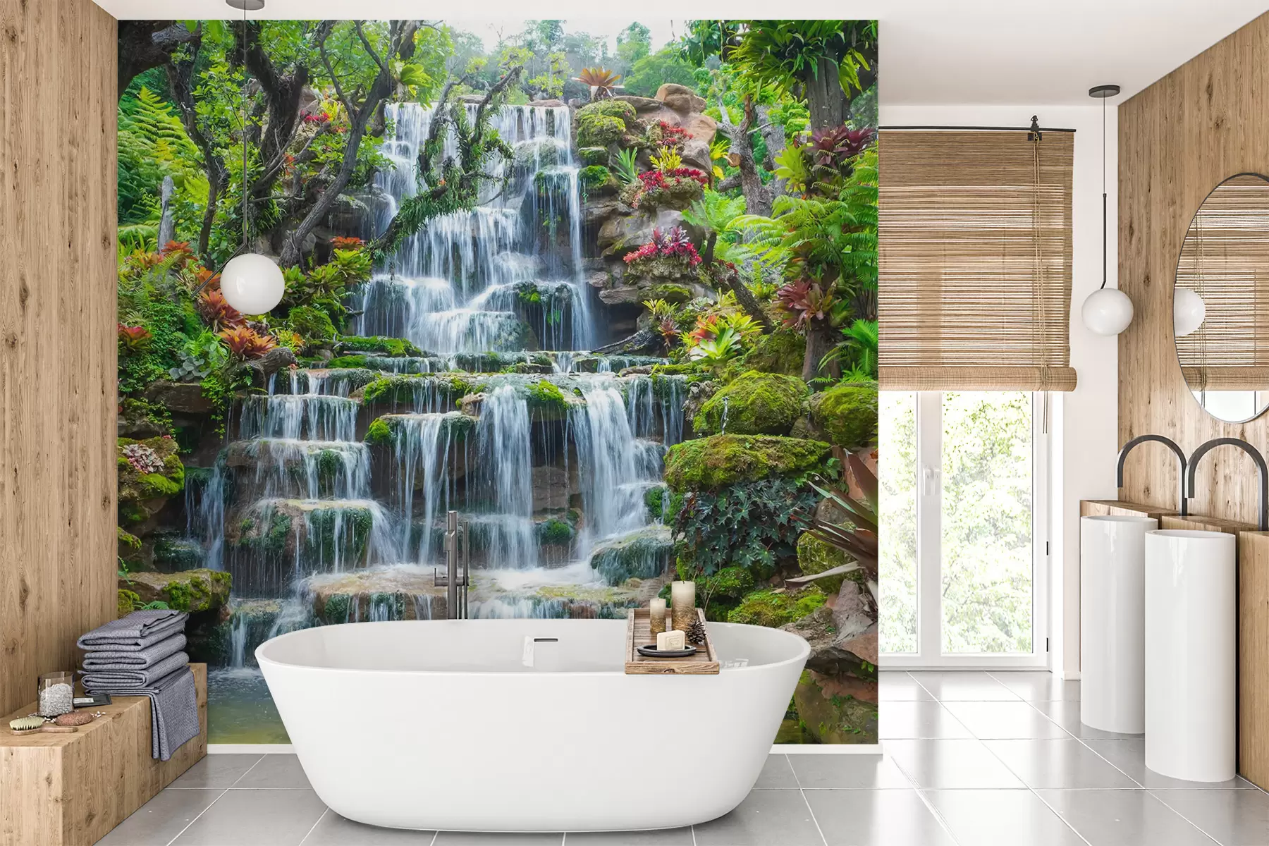 murais de parede Água, planta e comunidade vegetal u17843