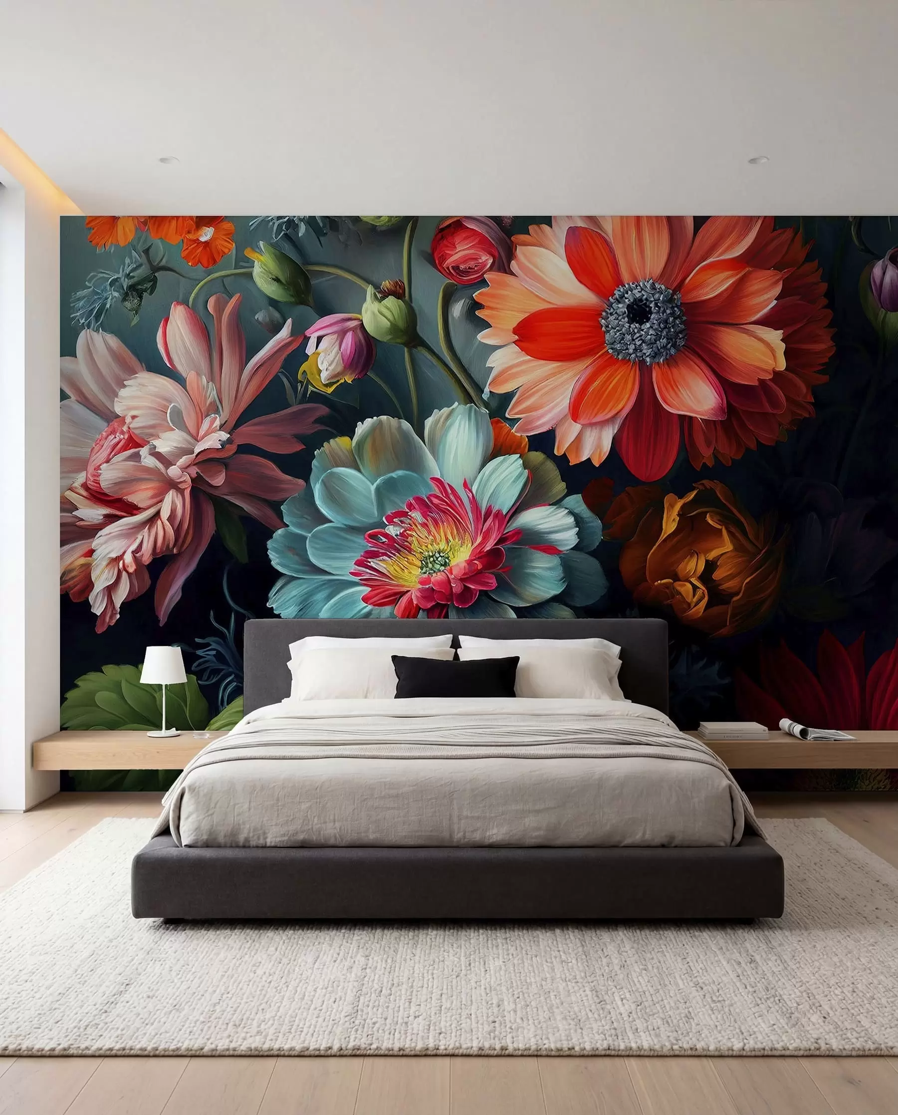 murais de parede Spray de flores u96631
