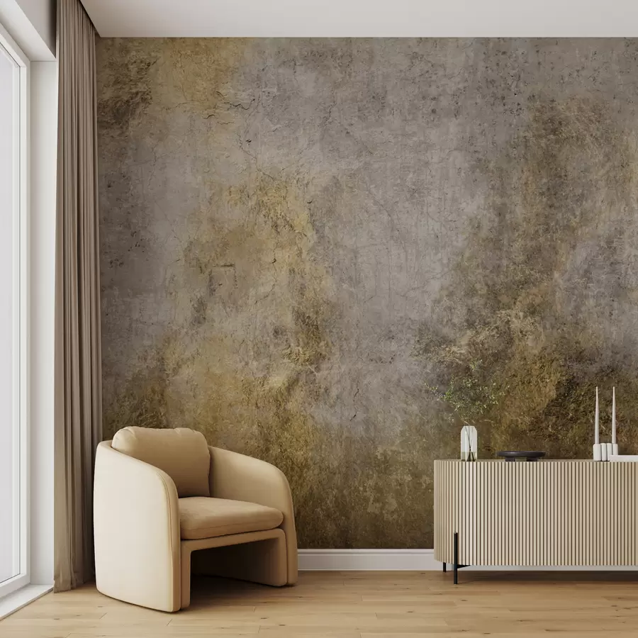 murais de parede Muro de concreto enferrujado u97226