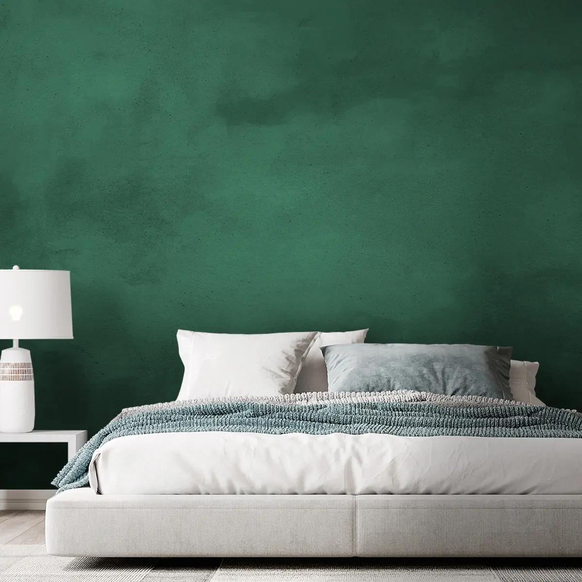 murais de parede Parede de concreto esmeralda u97239