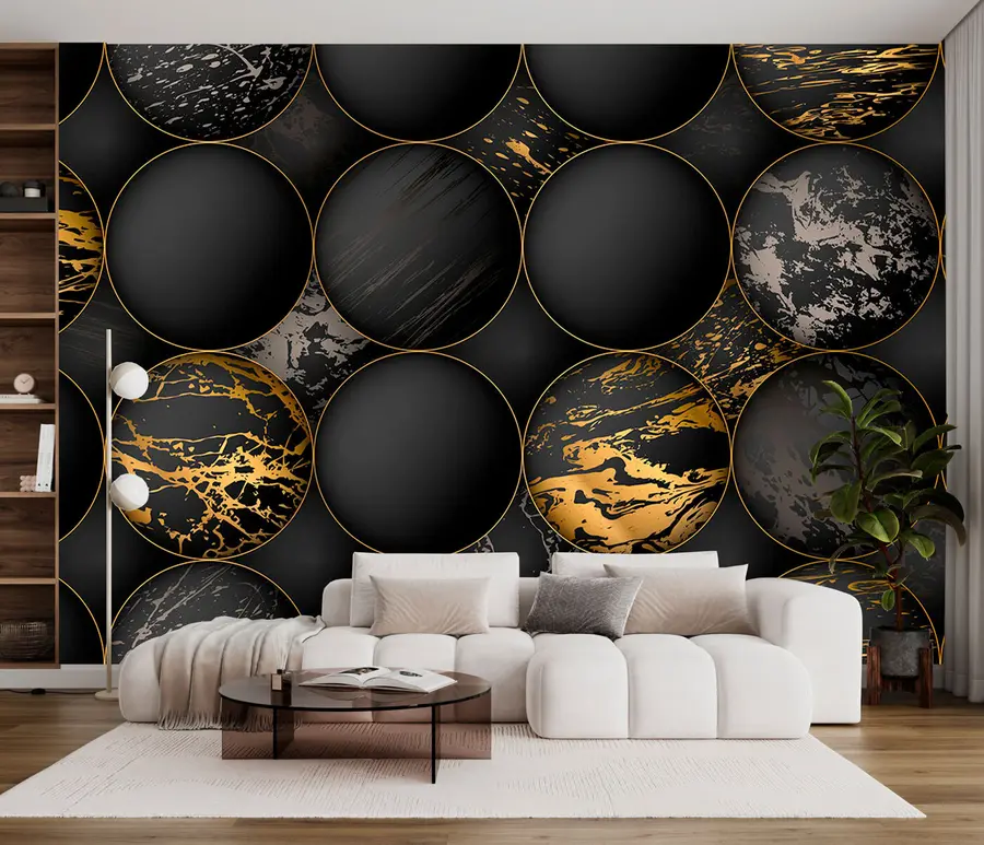murais de parede motivo abstrato 3D u97726