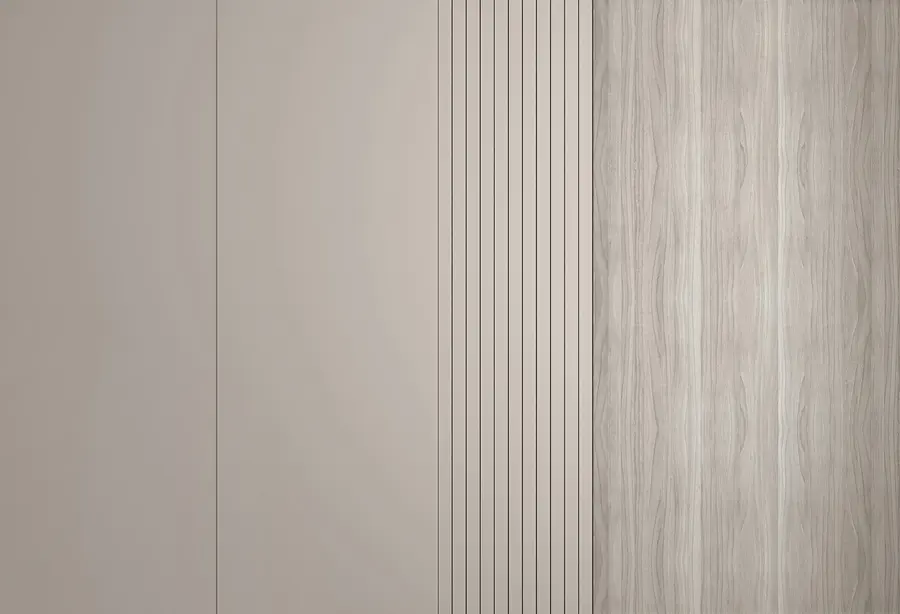 murais de parede Painel com aduelas e madeira u97549