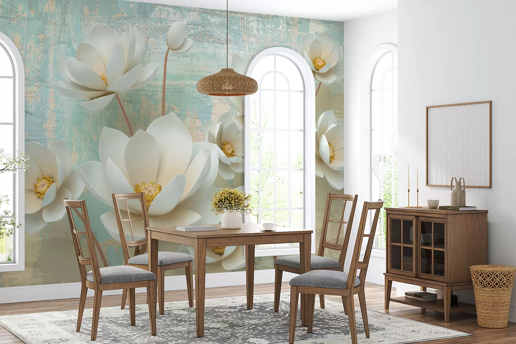 murais de parede Lírio d'água u40938