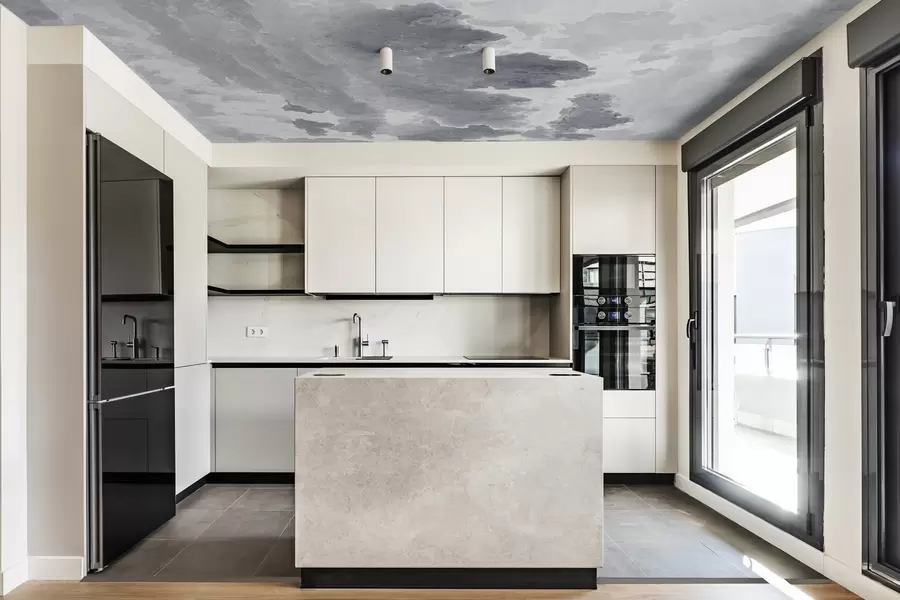 murais de parede Nuvens cinzentas u98797