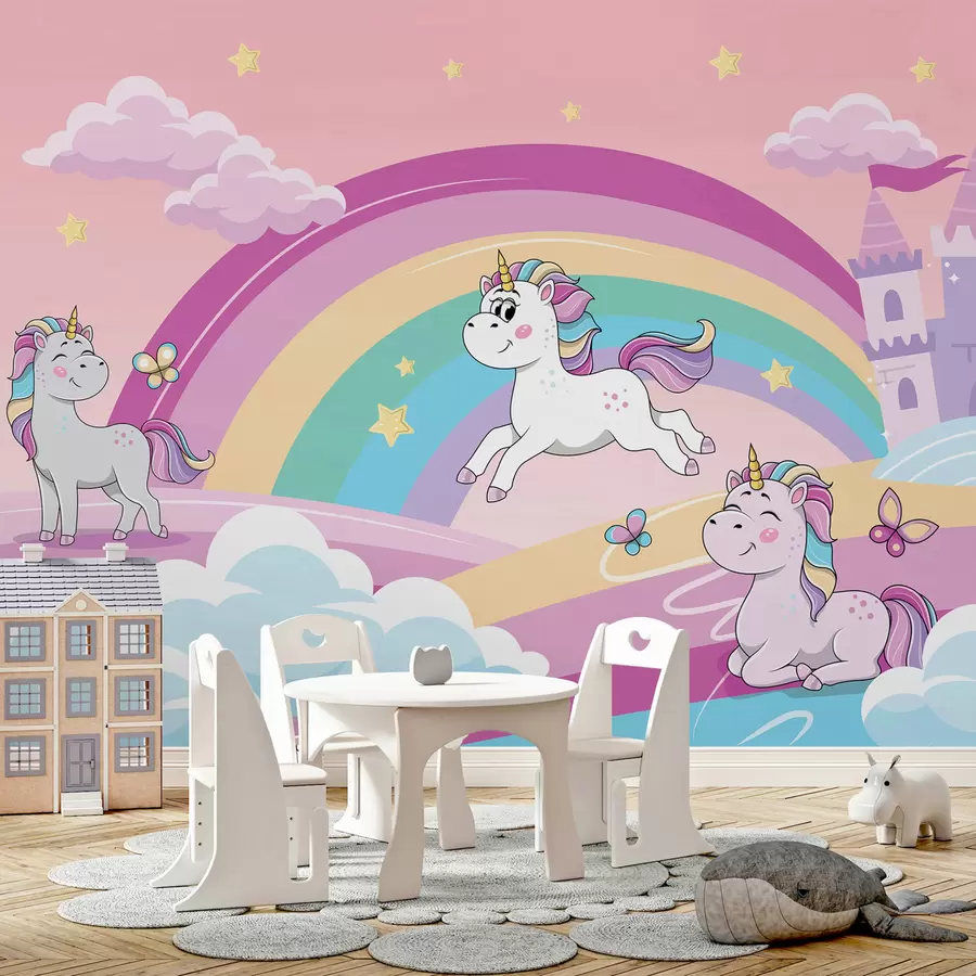 murais de parede O País dos Unicórnios u98583