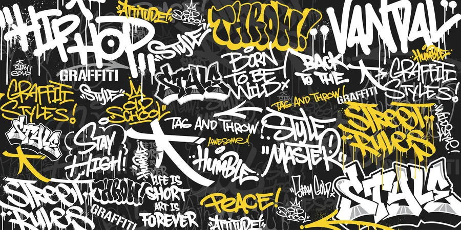 murais de parede Grafite u98895