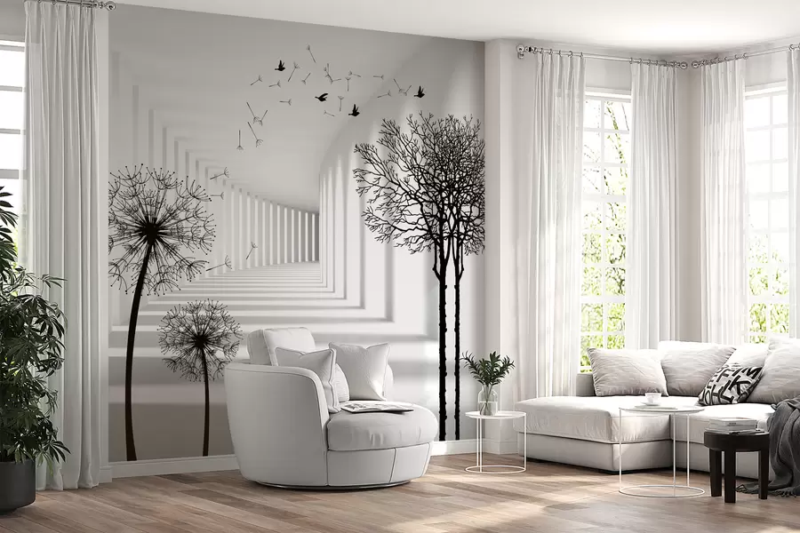 murais de parede Profundidade e luz u37803d1