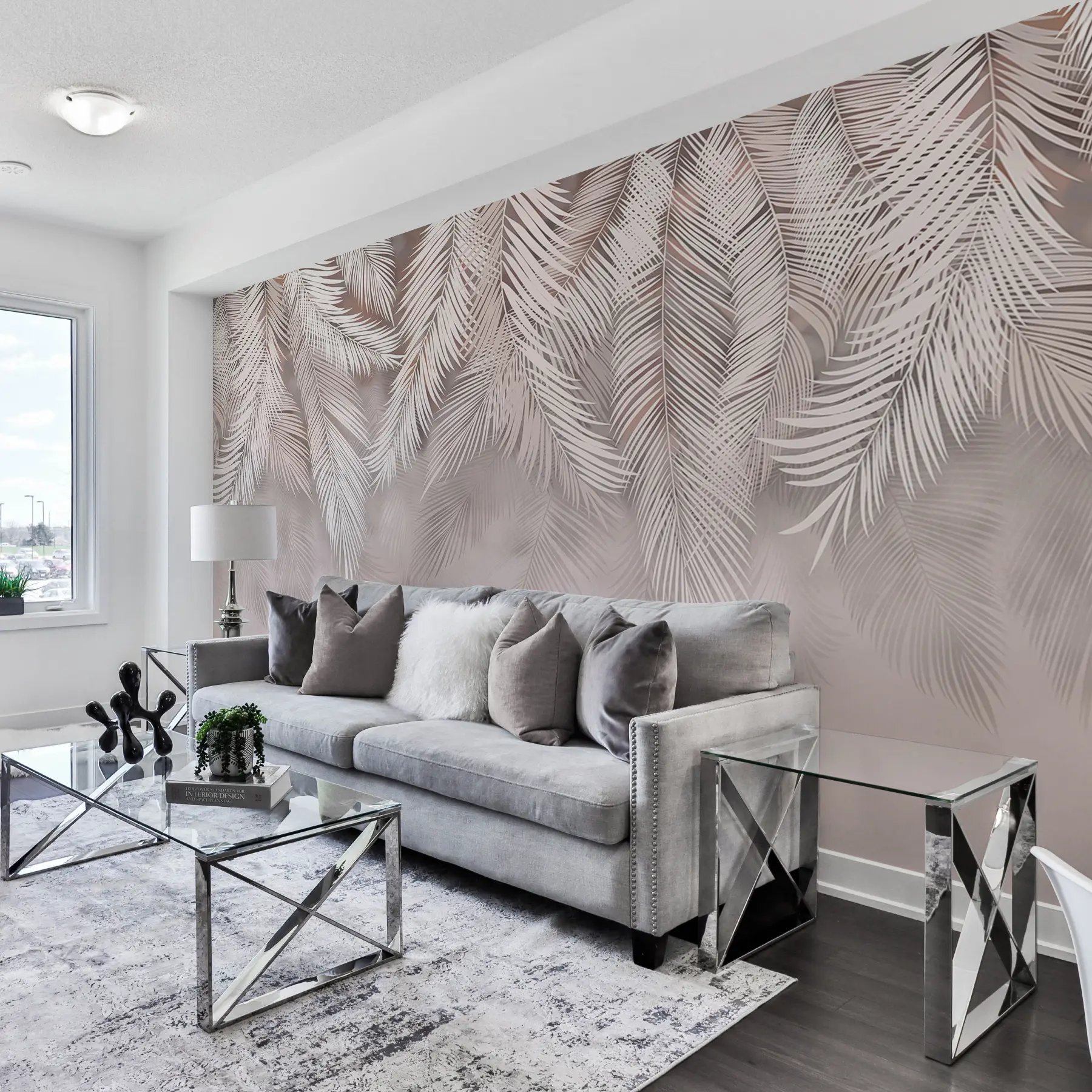 murais de parede Delicadas folhas caídas u48556v5d2